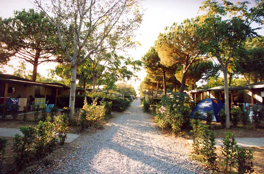 Lo scivolo delle piscine del Pappasole Camping Village