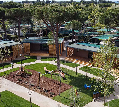 Panoramica delle Green Lodge