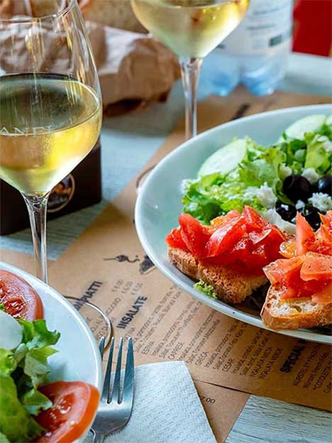 Piatti ristorante Pappasole Camping Village