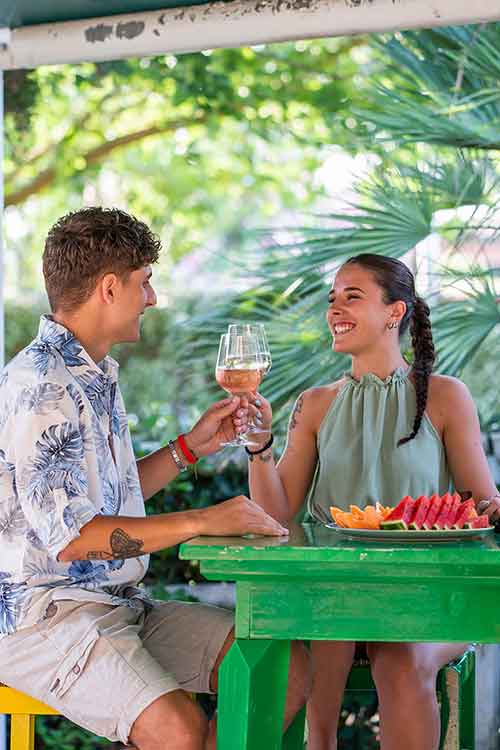 Aperitif in der Pappasole Bar