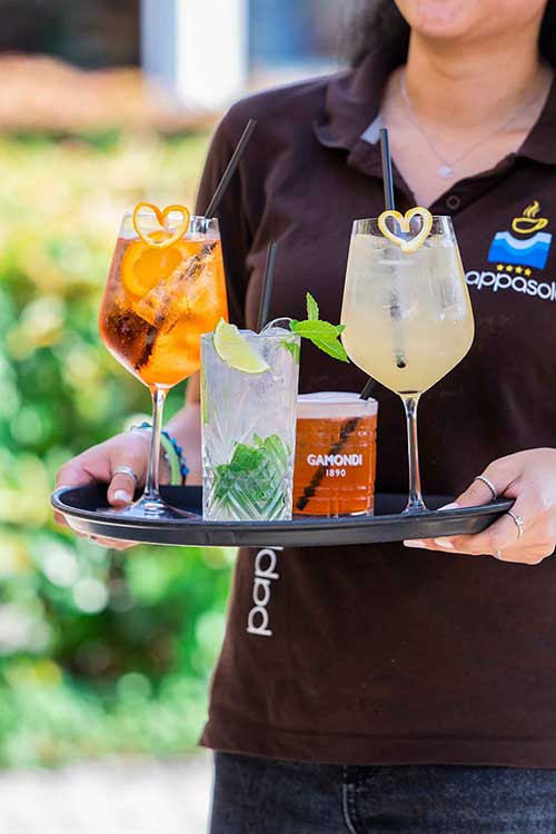 Cocktails in der Pappasole Bar