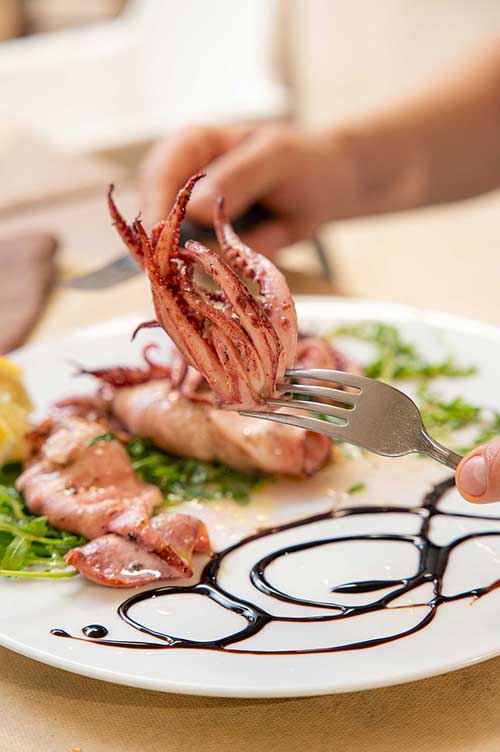 Meeresfrüchteplatte vom Restaurant Pappasole Pizzeria