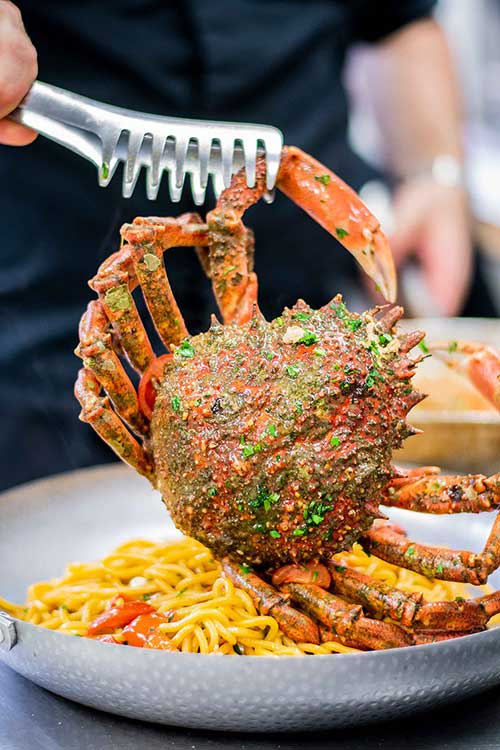 Meeresfrüchteplatte vom Restaurant Pappasole Pizzeria