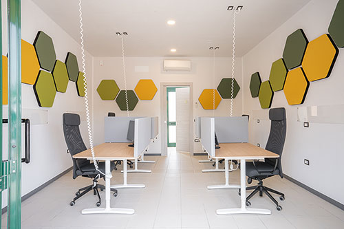 Spazi di lavoro al Pappasole Camping Village