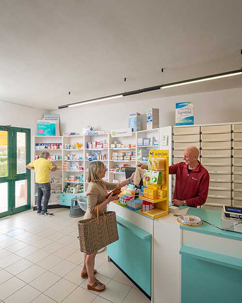 Pharmacy service at Pappasole Camping Village