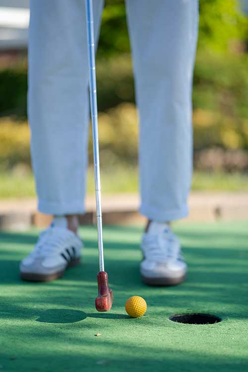 Campo da mini golf da 18 buche al Pappasole Camping Village