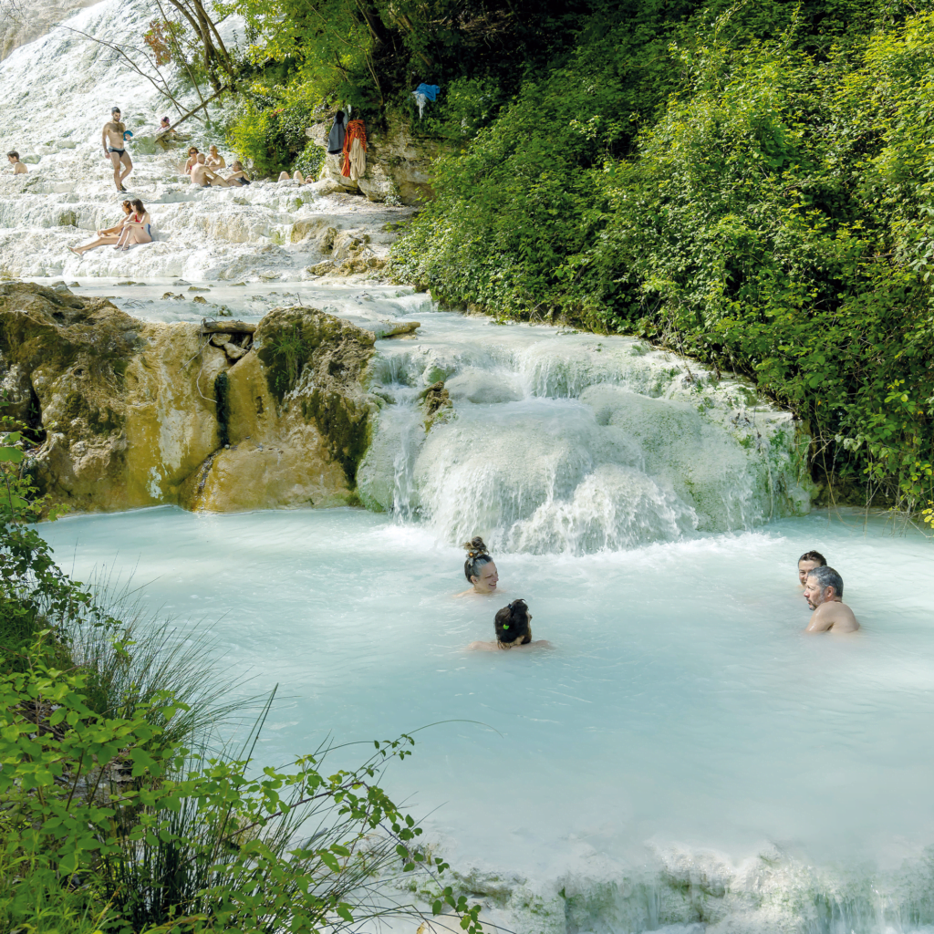 Pappasole Camping Village terme di dan filippo 4 Die Quelle von San Filippo Pappasole Camping Village Toscana